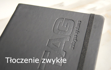 Tłoczenie logo - suche | hotprinting Notesy kalendarze z tłoczeniem logo - suche | hotprinting